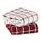 DII® Windowpane Oversized Washed Waffle Dishtowels, 2ct.
